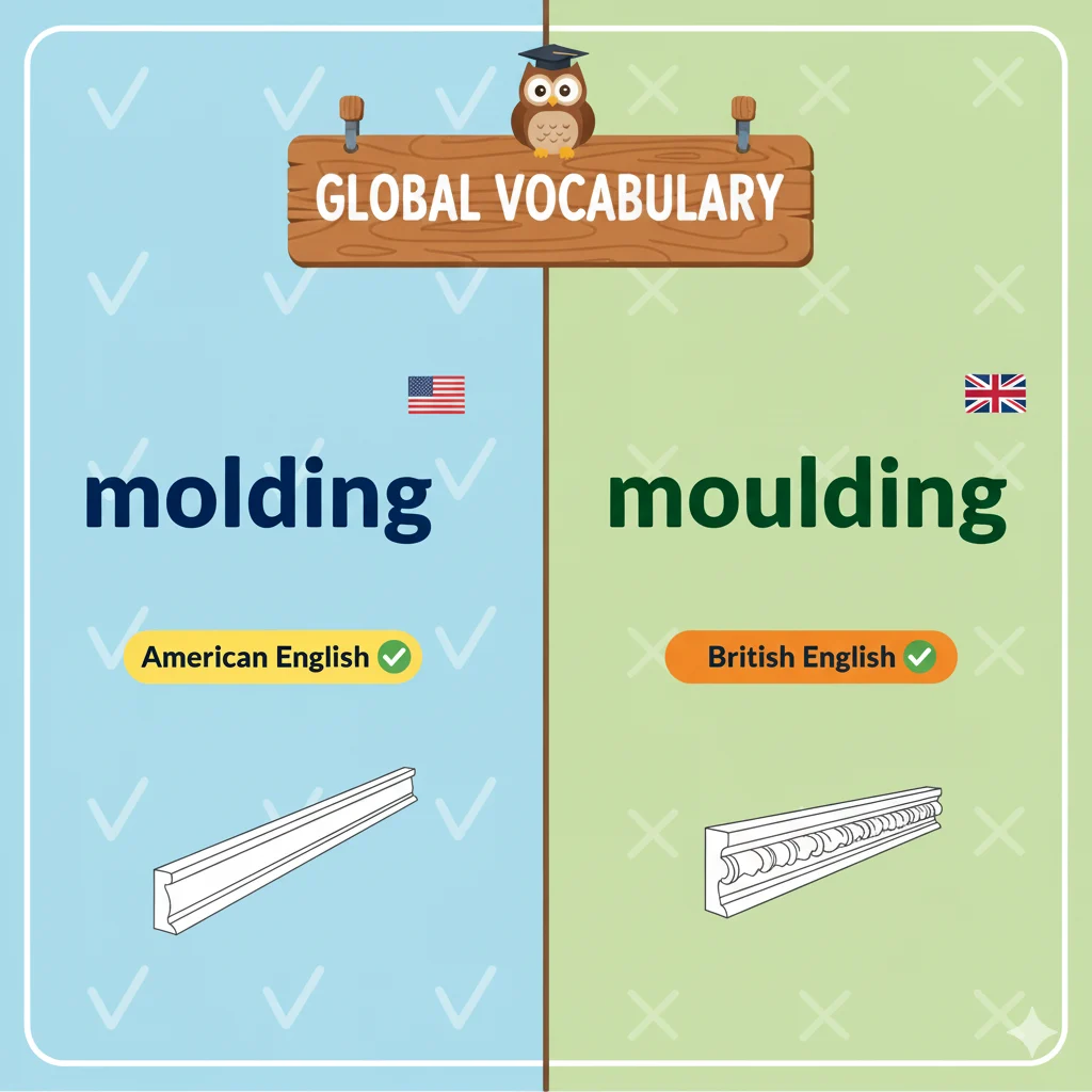 Molding vs Moulding