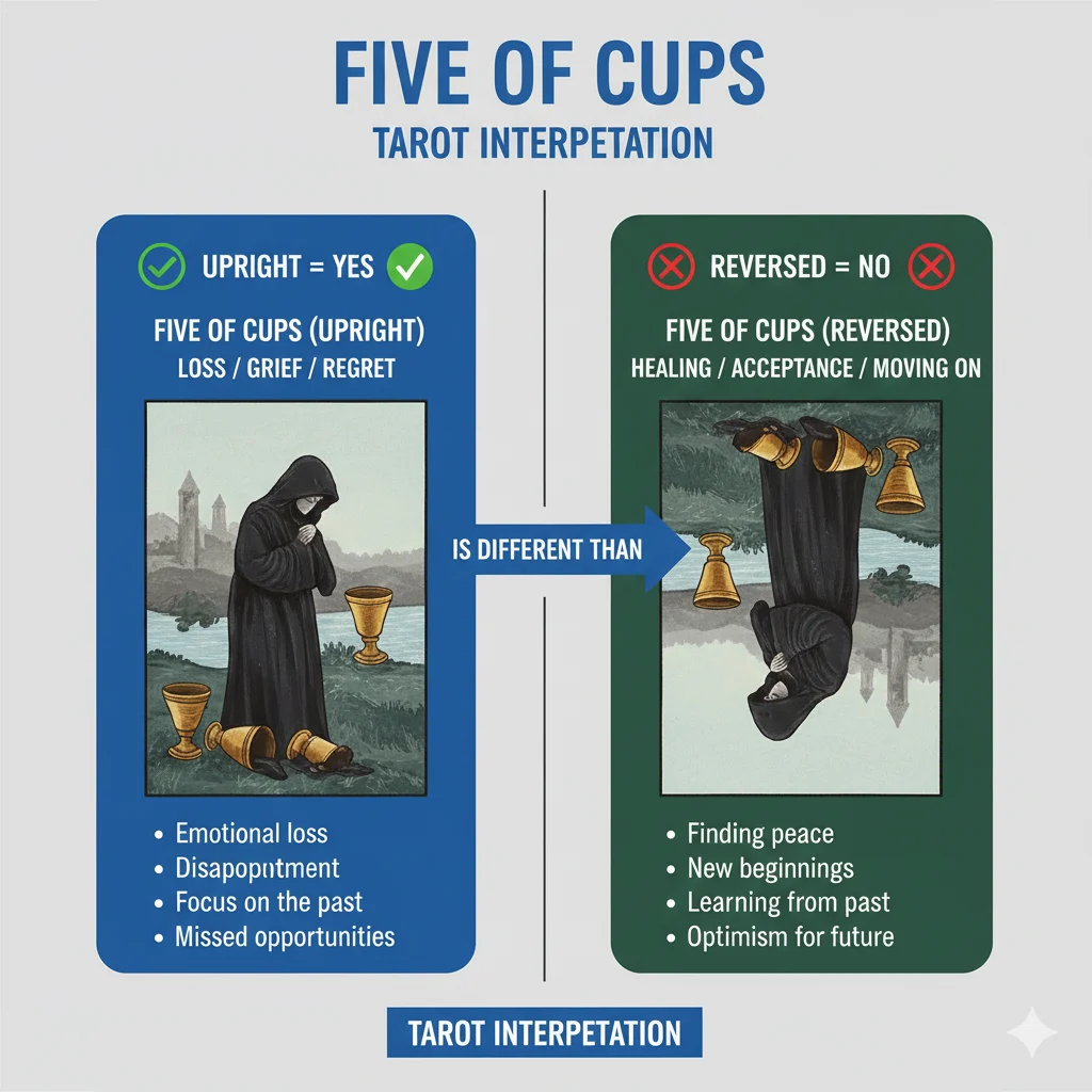 Five of Cups Yes or No