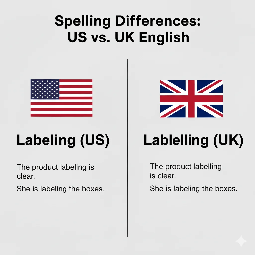 Labeling vs Labelling