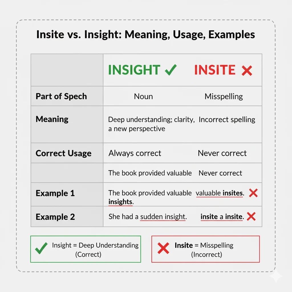 Insite / Insight