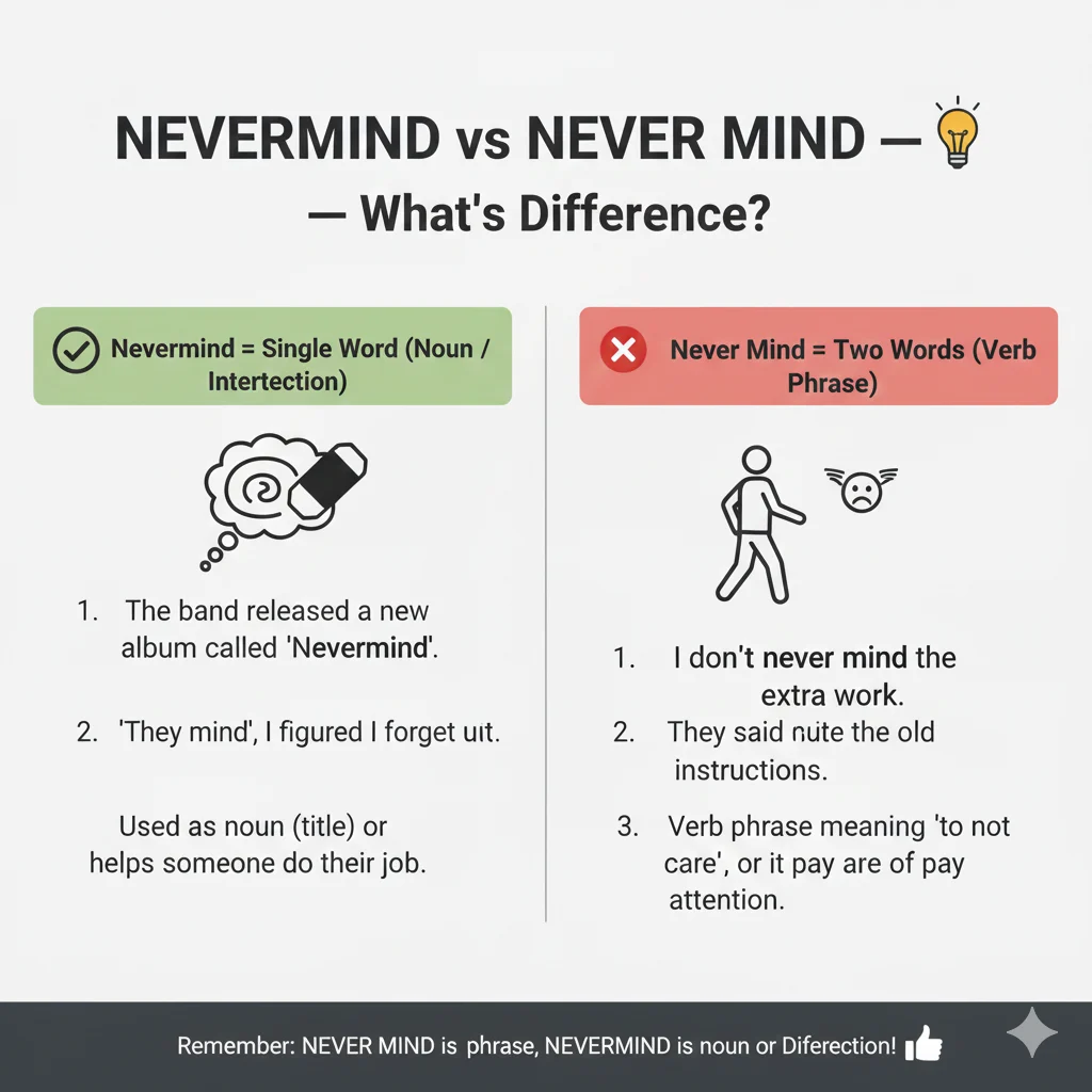 Nevermind / Never Mind