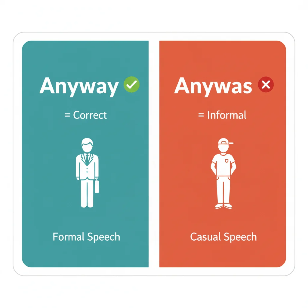 Is It Anyway or Anyways?