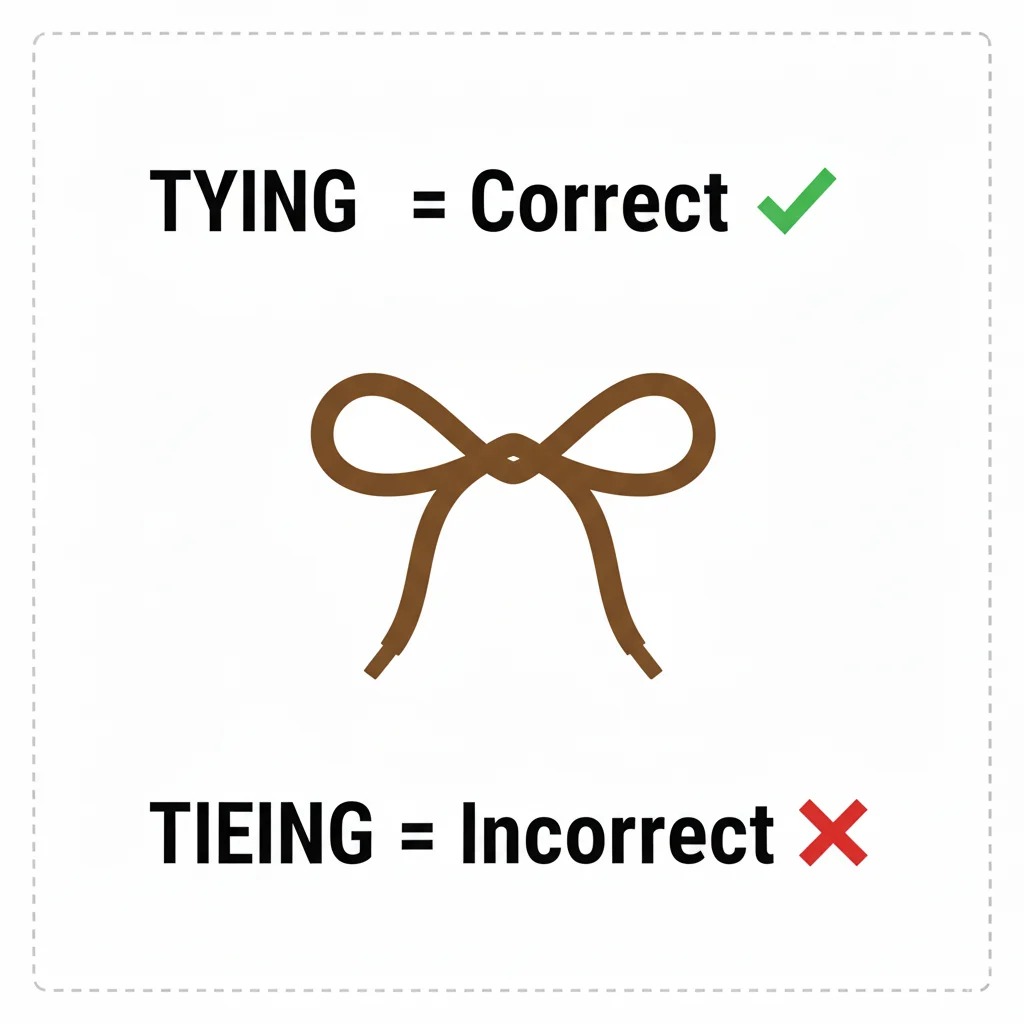 Tying / Tieing