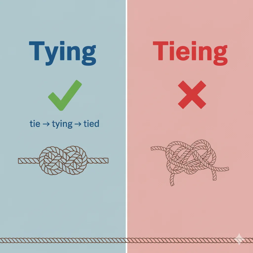 Tying / Tieing