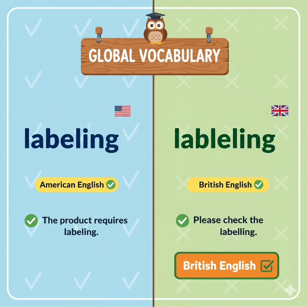 Labeling vs Labelling