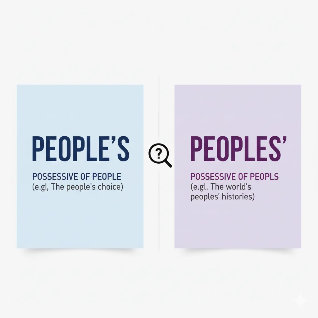 People’s / Peoples’