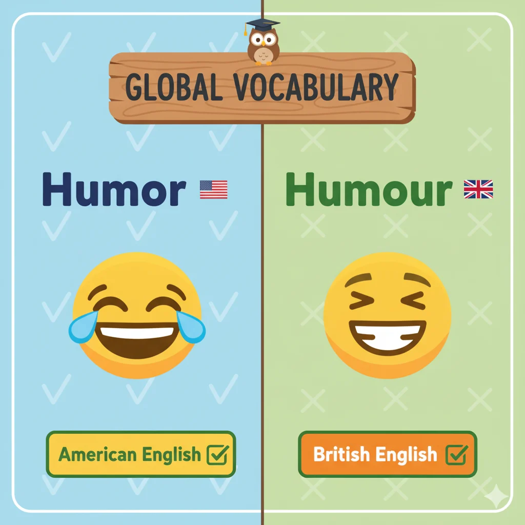 Humor vs Humour