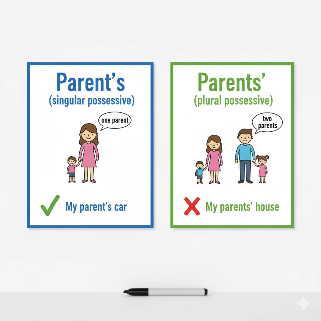 Parents’ vs Parent’s
