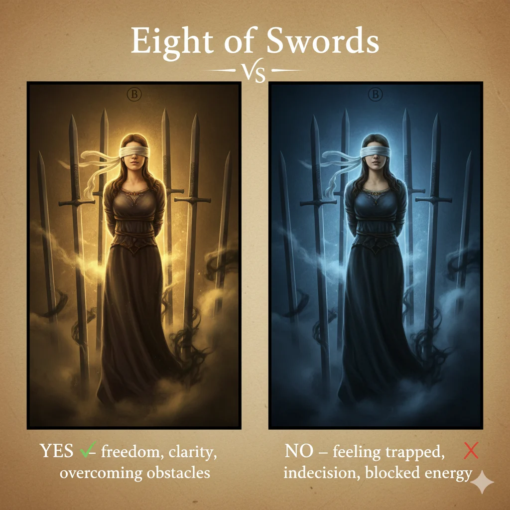 Eight of Swords Yes or No