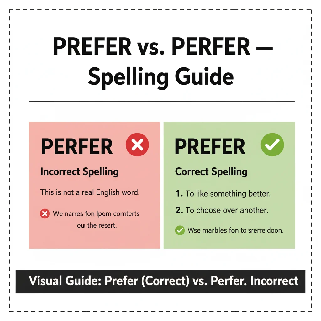 Perfer / Prefer