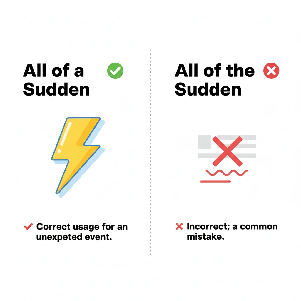 All of a Suddenly / All of the Sudden