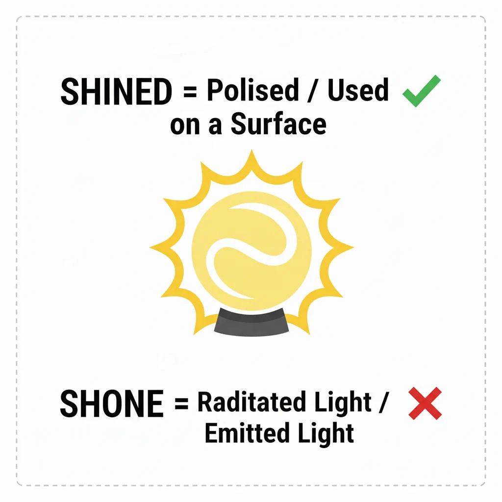 Shined / Shone