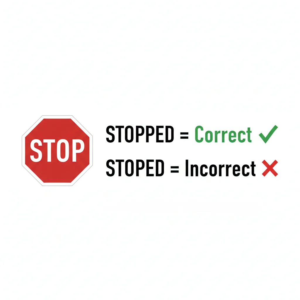 Stopped / Stoped