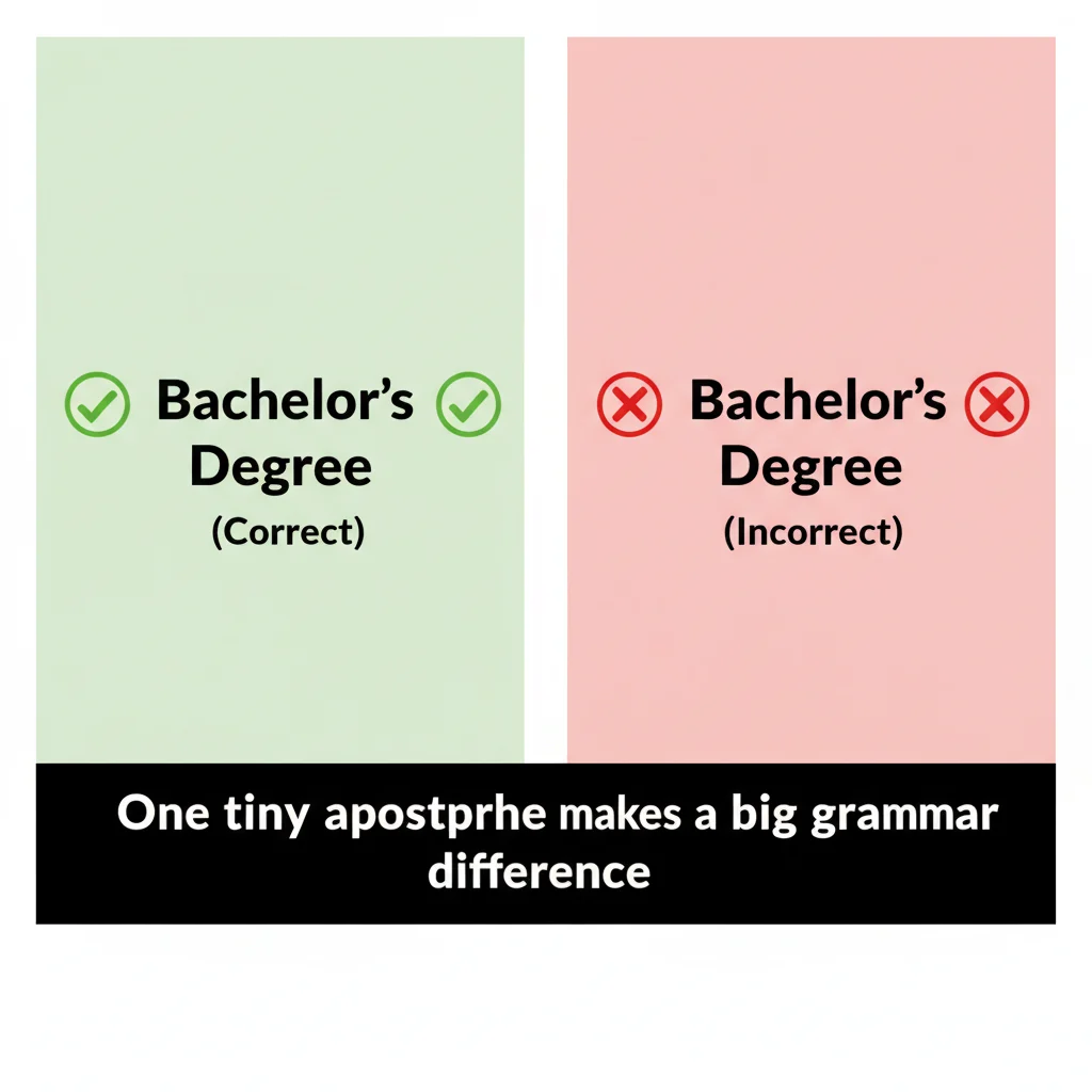 Bachelor’s Degree or Bachelors Degree