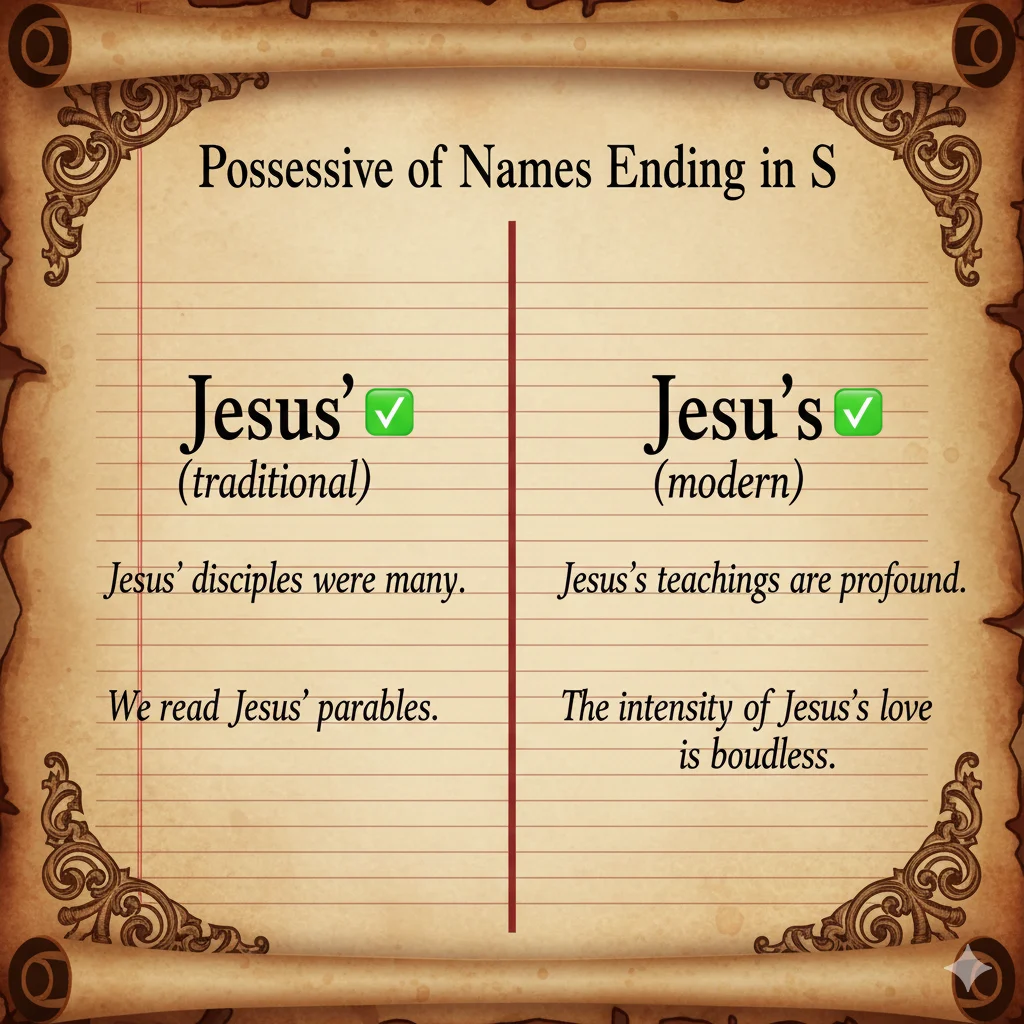 Jesus’ or Jesus’s