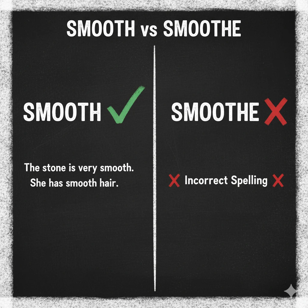 Smooth vs Smoothe