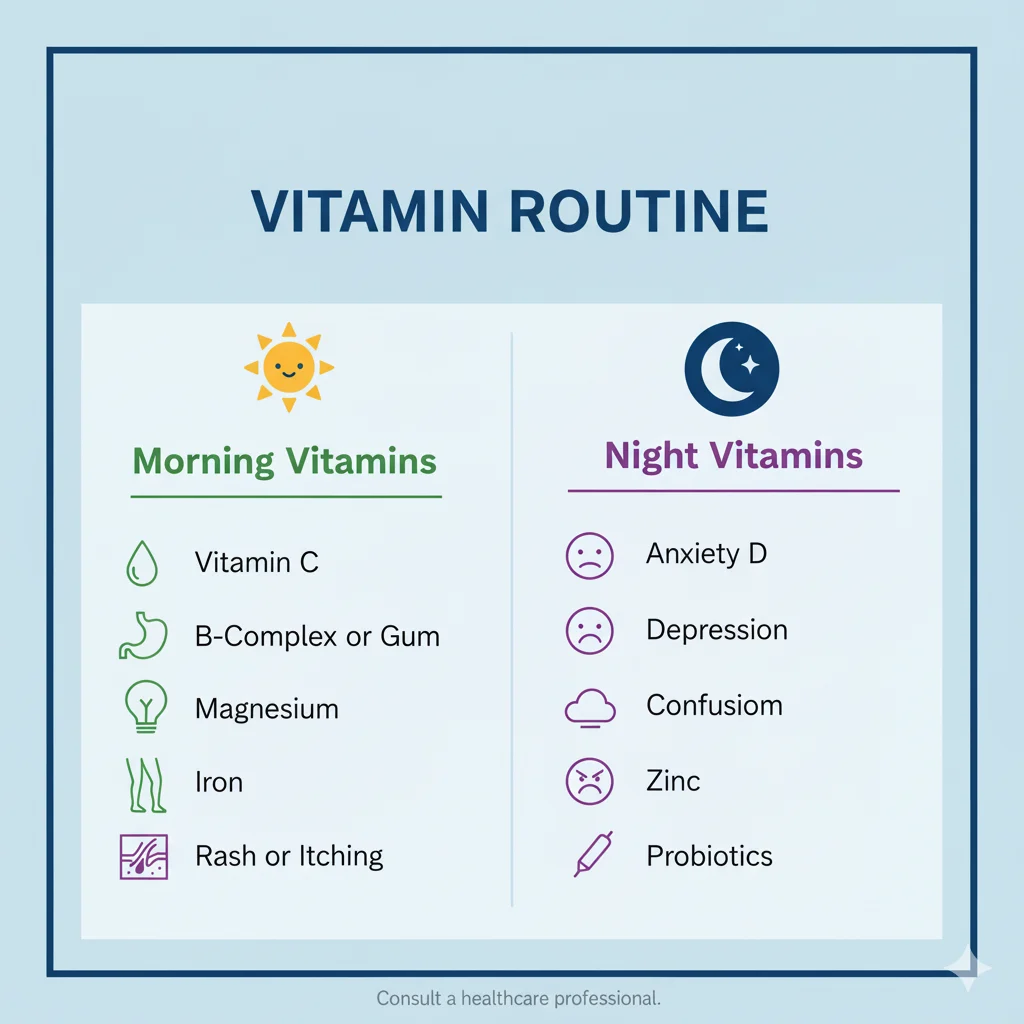  When to Take Vitamins