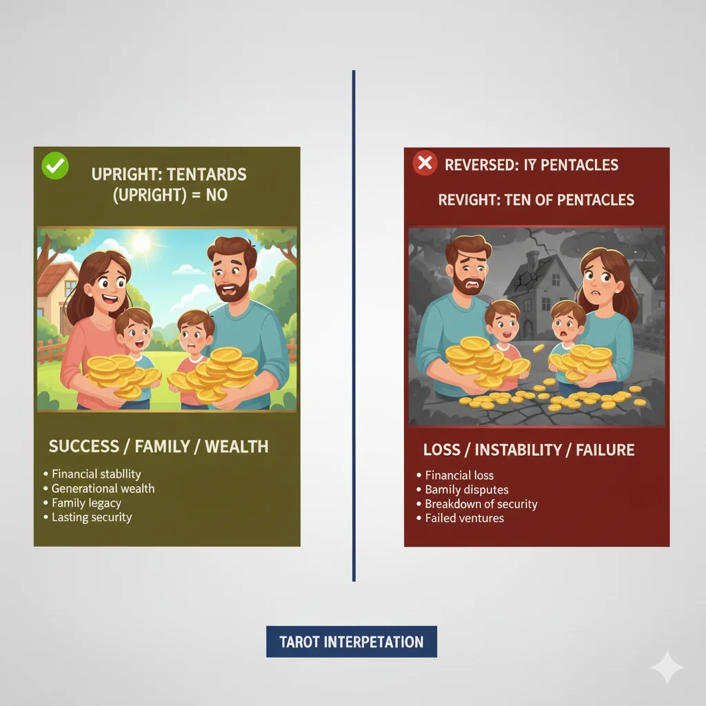Ten of Pentacles Yes or No
