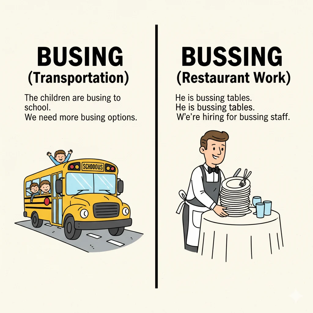 Busing vs Bussing