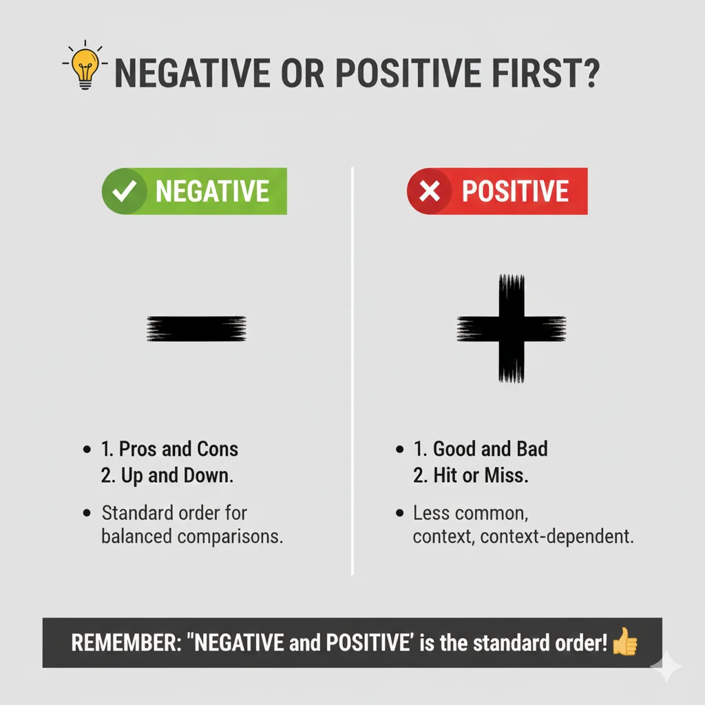 Negative or Positive First