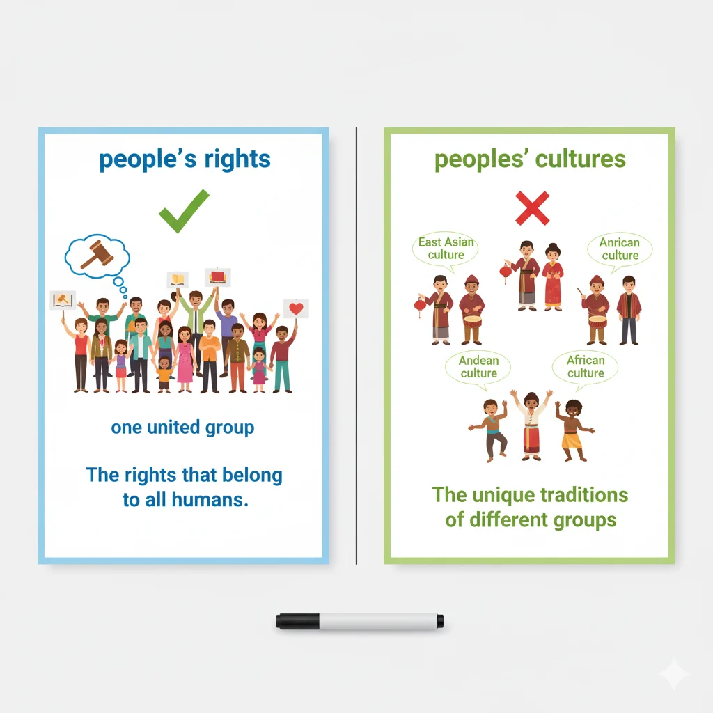 People’s vs Peoples’