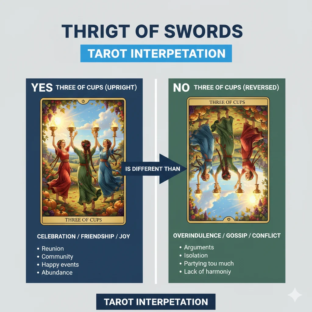 Three of Cups Yes or No