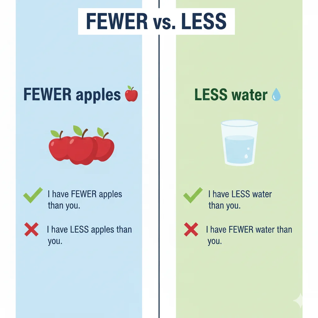 Fewer / Less