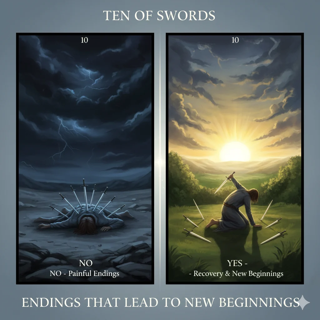 Ten of Swords Yes or No