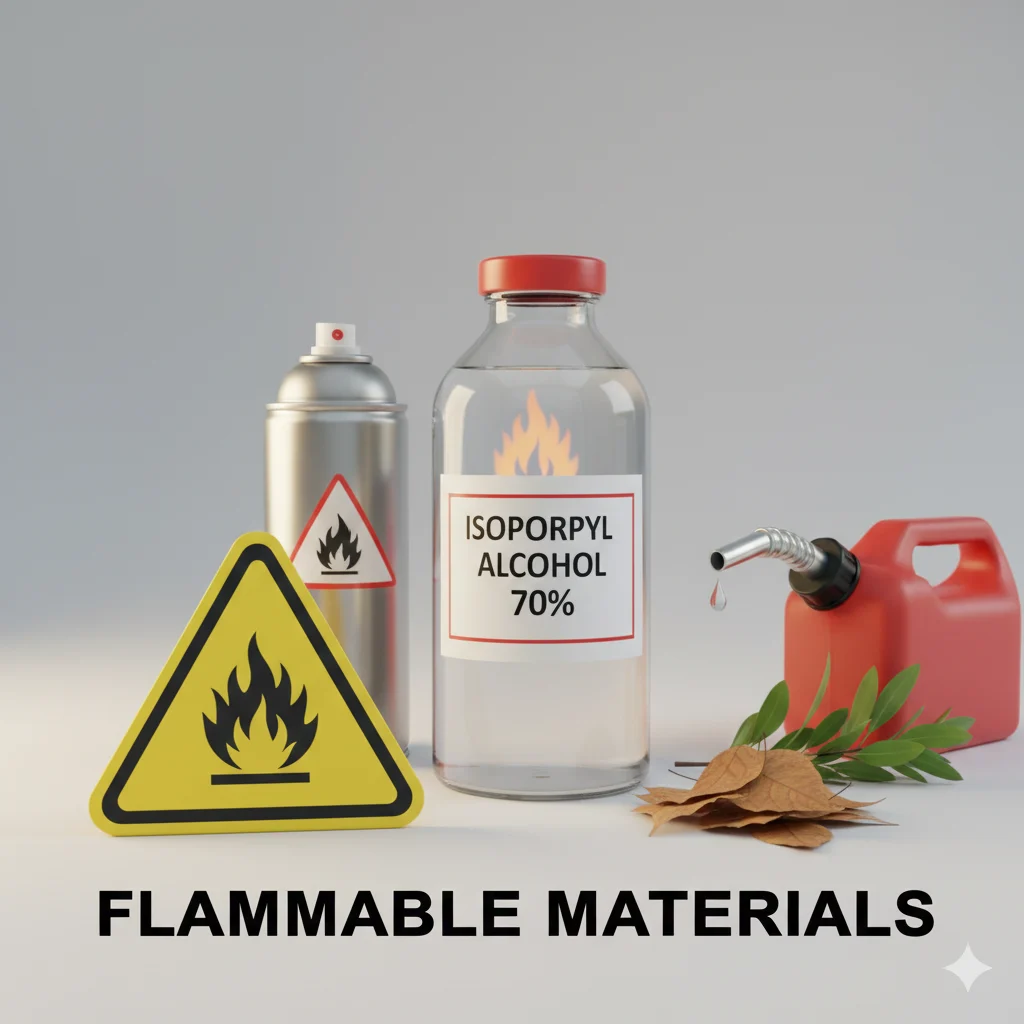 Flammable Materials / Alcohol