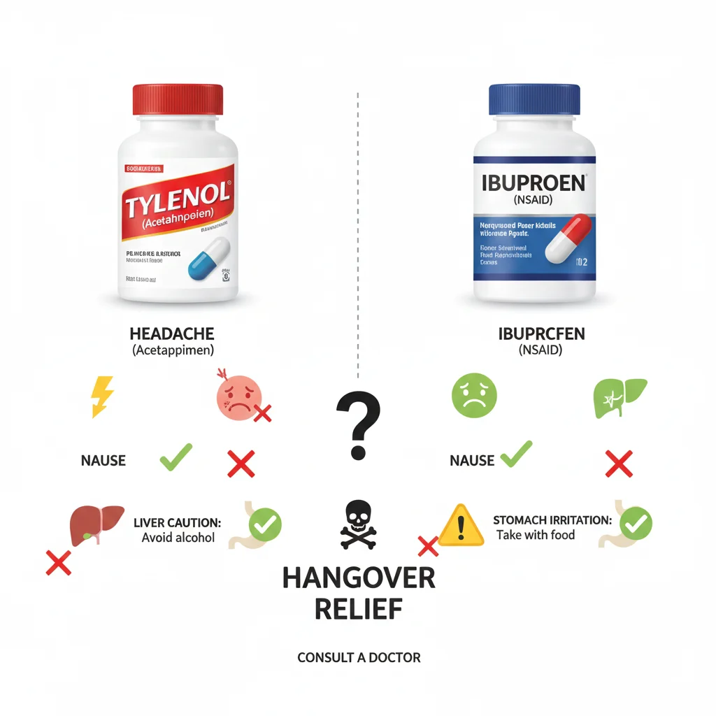 Tylenol or Ibuprofen for Hangover