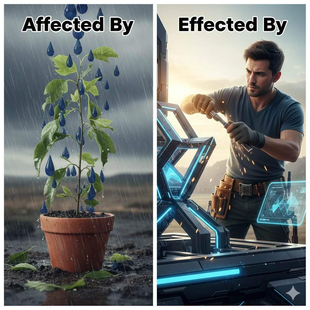 Affected by or Effected by