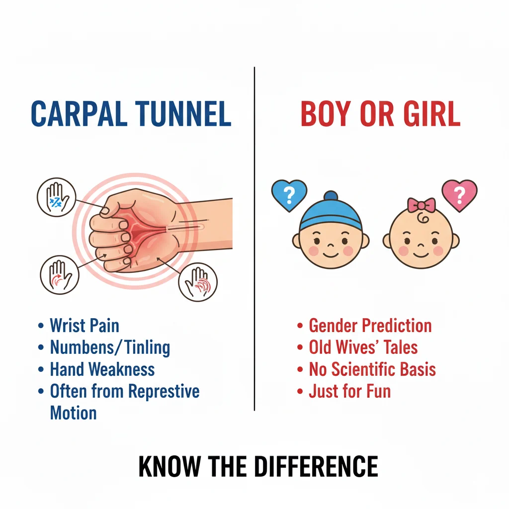 Carpal tunnel pregnancy boy or girl