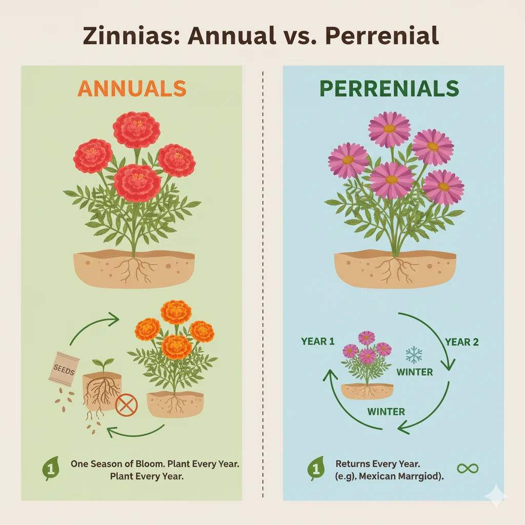 Zinnia Annual or Perennial