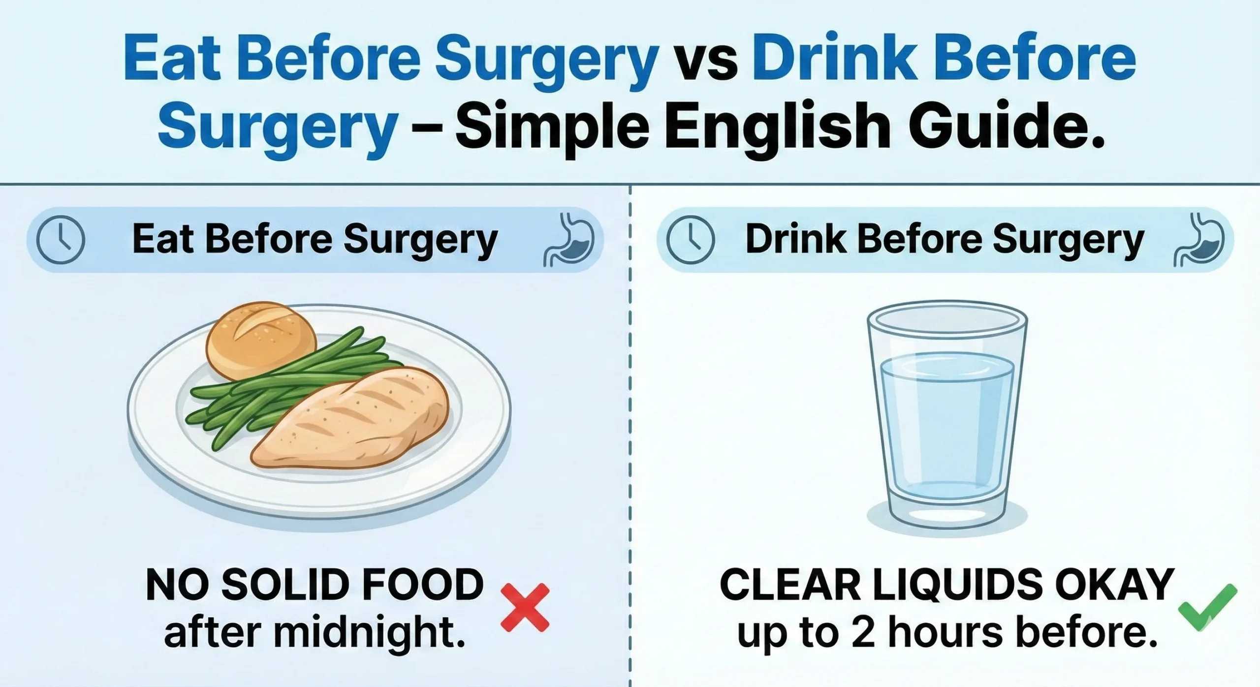 Surgery Eat or Drink Before