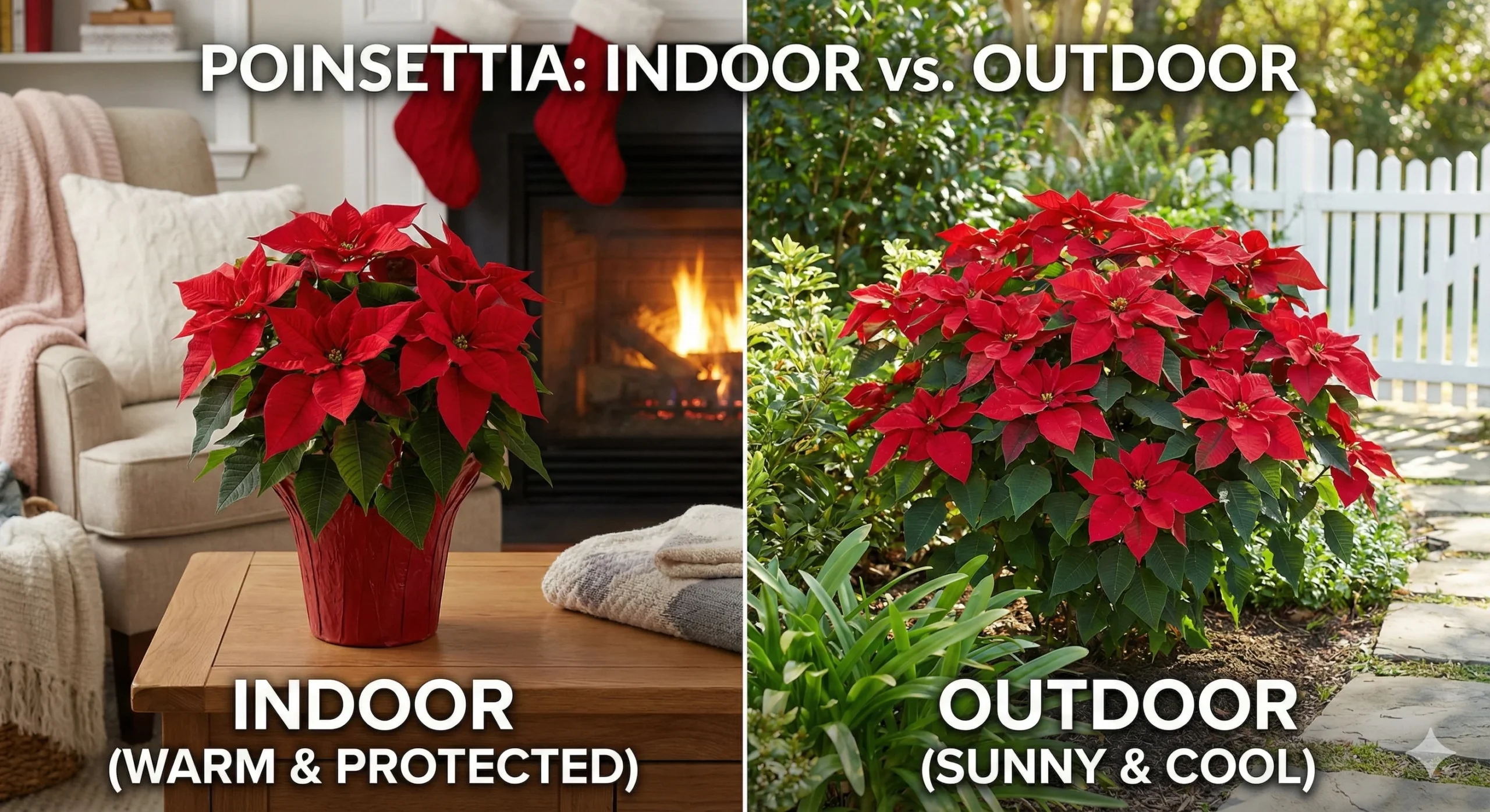 Poinsettia Indoor or Outdoor