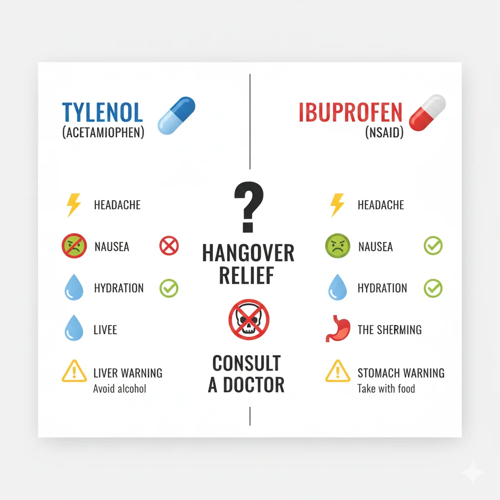 Tylenol or Ibuprofen for Hangover