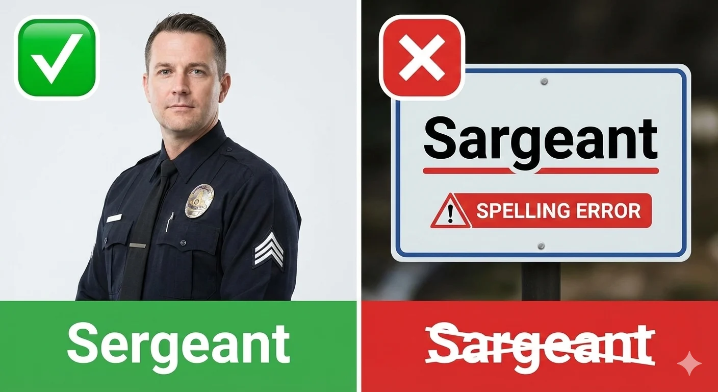 Sergeant or Sargeant