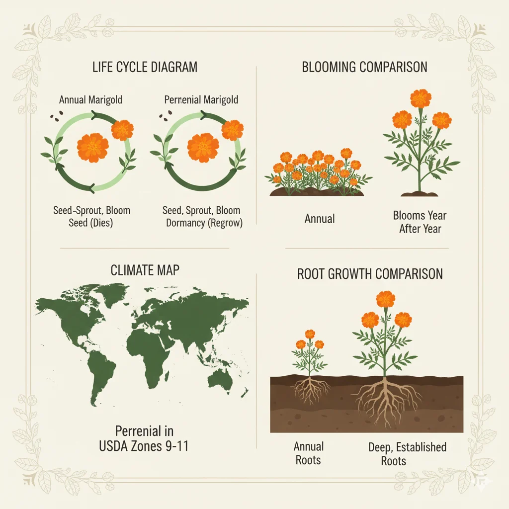 Marigolds Annuals or Perennials