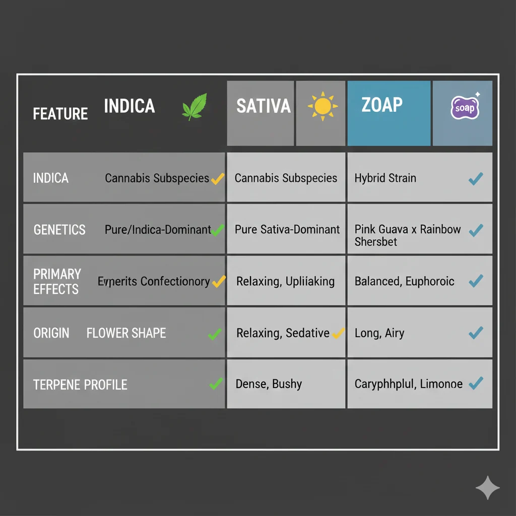 Zoap Strain Indica or Sativa 