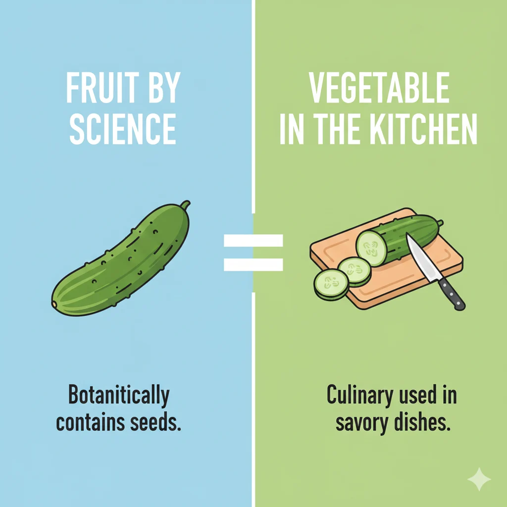 Cucumber Fruit or Vegetable