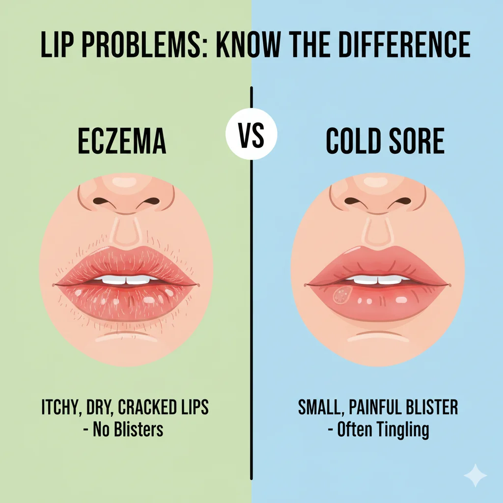 Eczema on Lips or Cold Sore