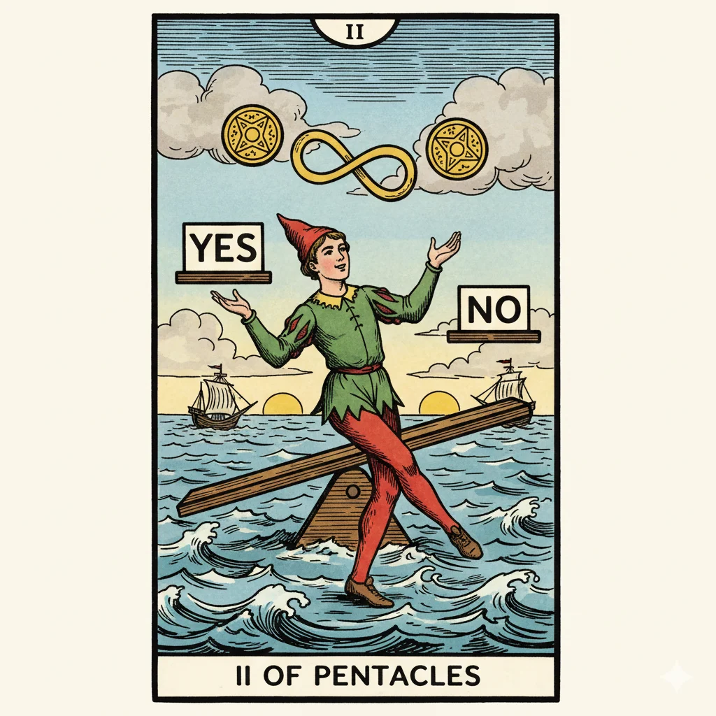 2 of Pentacles Yes or No