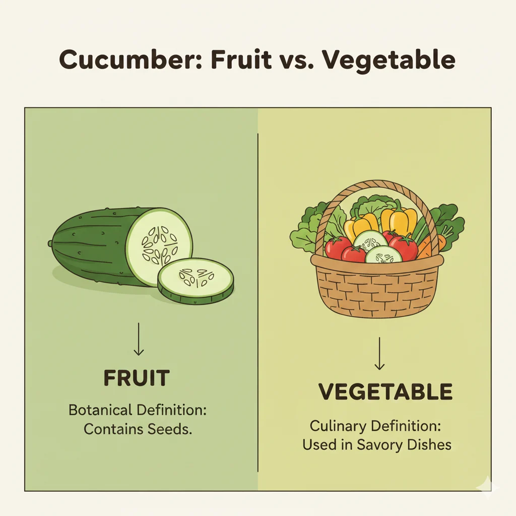 Cucumber Fruit or Vegetable
