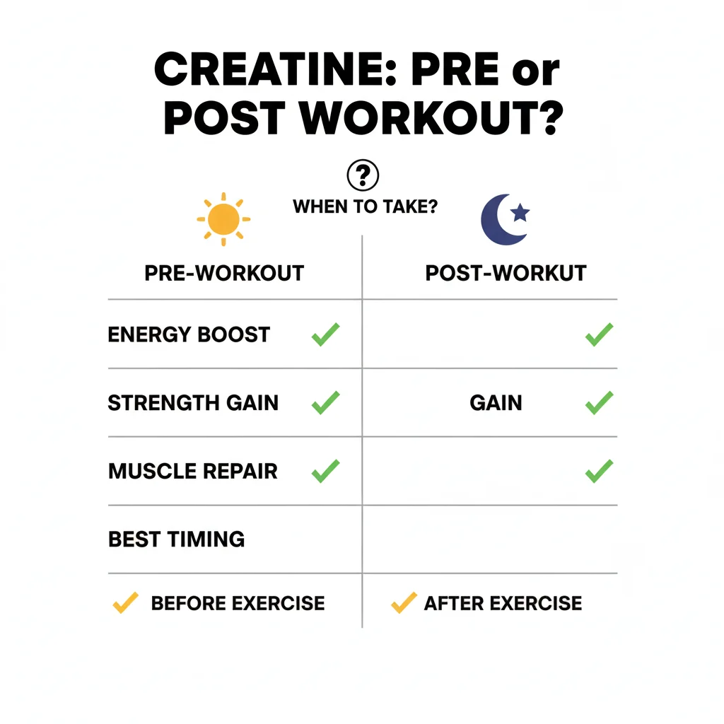 Creatine Pre or Post Workout