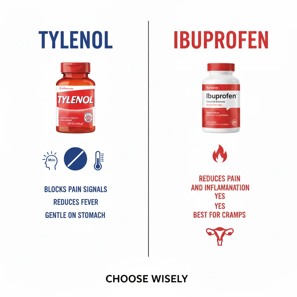 Is Tylenol or Ibuprofen Better for Period Cramps
