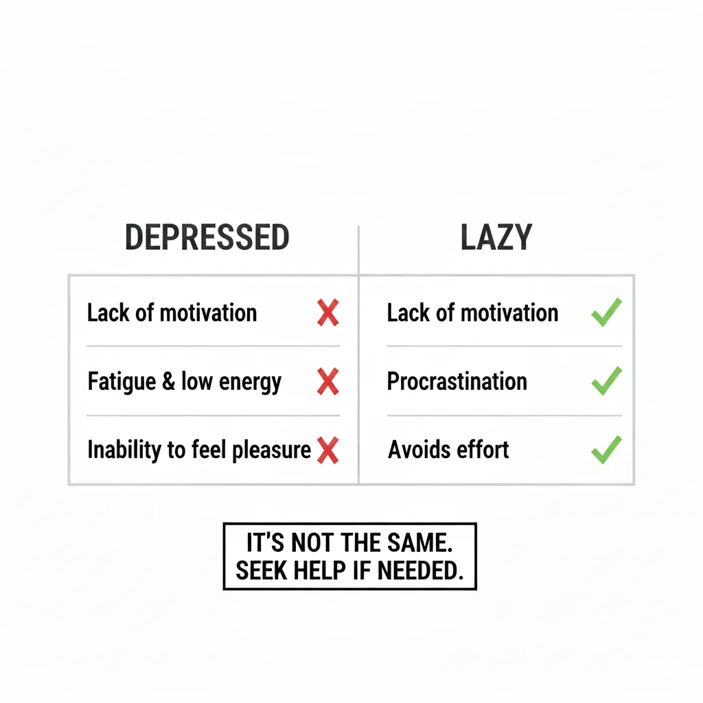 Depressed or Lazy