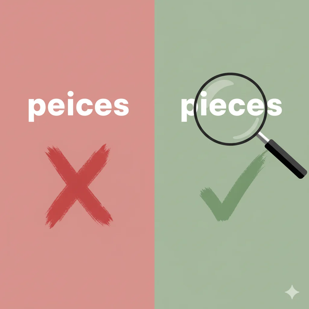 Peices / Pieces