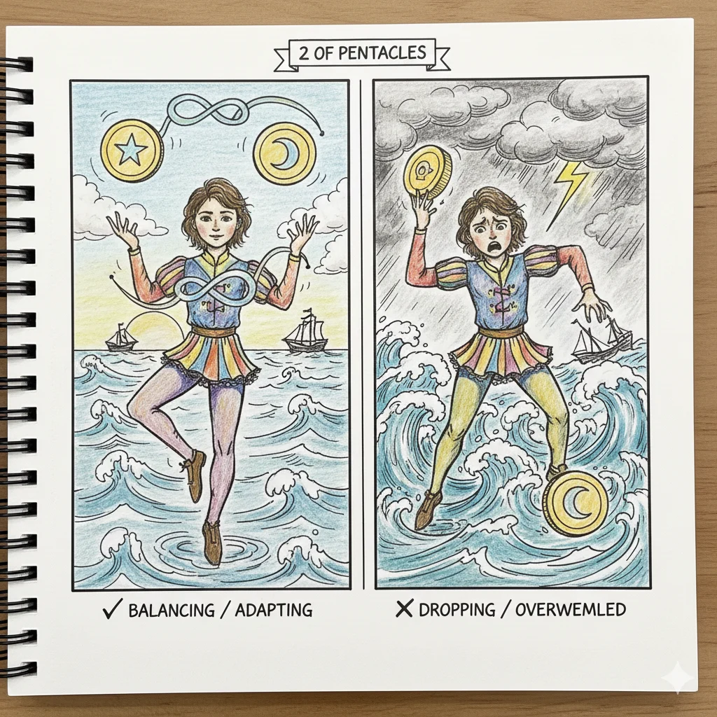 2 of Pentacles Yes or No