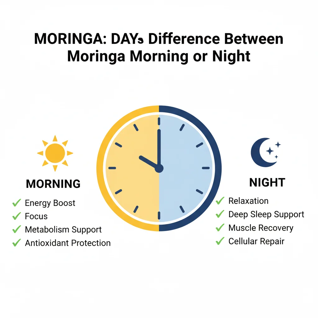 Moringa Morning or Night