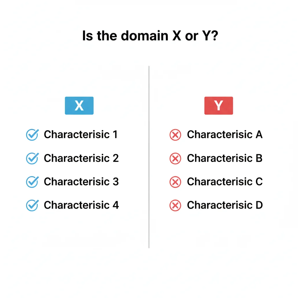 Is the Domain X or Y